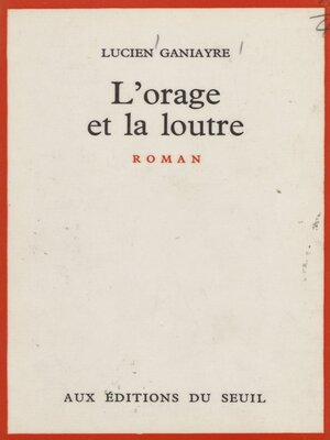 cover image of L'orage et la loutre